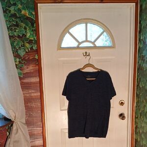 American Eagle Outfitters Dark Blue Short Sleeve Tee RL15
